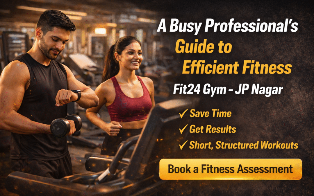 A Busy Professional’s Guide to Efficient Fitness at Fit24 Gym in JP Nagar
