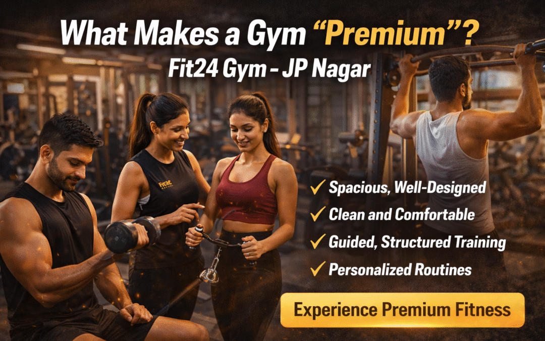 What Makes a Gym “Premium”? A Look Inside Fit24 Gym in JP Nagar