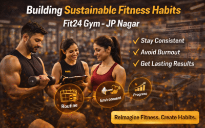 Building Sustainable Fitness Habits: How Fit24 Gym in JP Nagar Helps You Stay Consistent